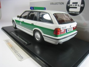 BMW 5 SERIES TOURING E34 POLIZEI 1996 1/18 TRIPLE9