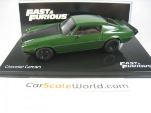 CHEVROLET CAMARO RS Z28 1973 FAST AND FURIOUS 1/43 IXO ALTAYA (GREEN)