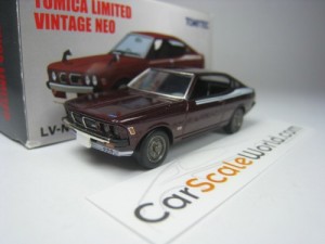 MITSUBISHI GALANT GTO 2000 GSR 1976 1/64 TOMICA LIMITED VINTAGE NEO (DARK RED)