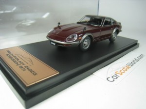 NISSAN FAIRLADY 240ZG S30 (HS30H) 1971 1/43 ALMOST REAL- HACHETTE (DARK RED)