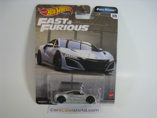 17 ACURA NSX FAST AND FURIOUS FULL FORCE HOTWHEELS