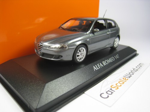 ALFA ROMEO 147 2005 1/43 MAXICHAMPS (GREY)