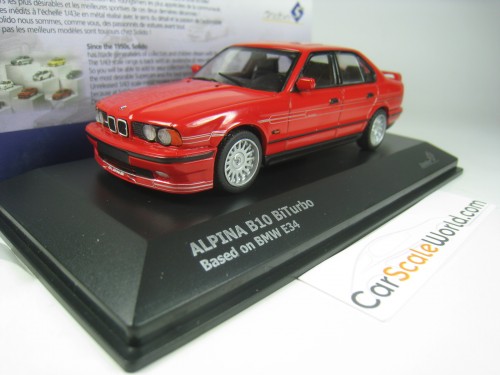 ALPINA B10 BITURBO - BMW 5 SERIES E34 1/43 SOLIDO (ALPINA RED)