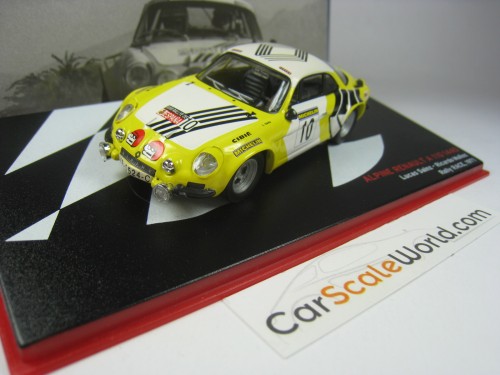 ALPINE A110 1440 RALLY RACE 1971 LUCAS SAINZ 1/43 ALTAYA