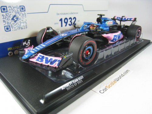 ALPINE A523 DUTCH GP 2023 PIERRE GASLY 1/18 SOLIDO