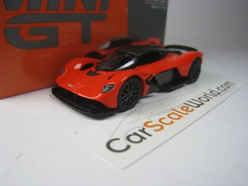 ASTON MARTIN VALKYRIE 2021 1/64 MINI GT (MAXIMUM ORANGE)