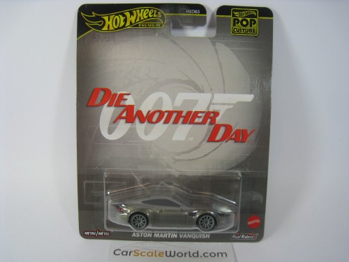 ASTON MARTIN VANQUISH HOTWHEELS DIE ANOTHER DAY 007