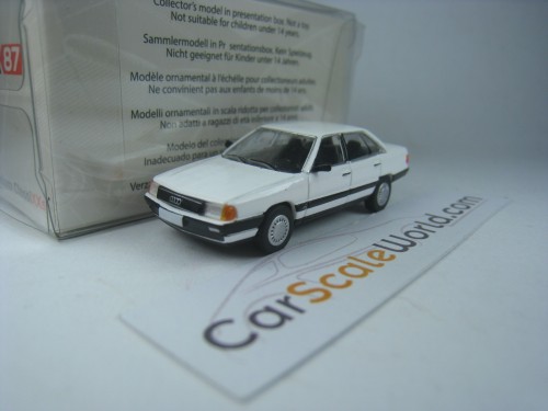 AUDI 100 (C3) 1982 1/87 PCX87 (WHITE)