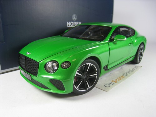 BENTLEY CONTINENTAL GT 2018 1/18 NOREV (APPLE GREEN)