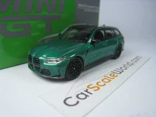 BMW M3 COMPETITION TOURING 1/64 MINI GT (ISLA OF MAN GREEN)