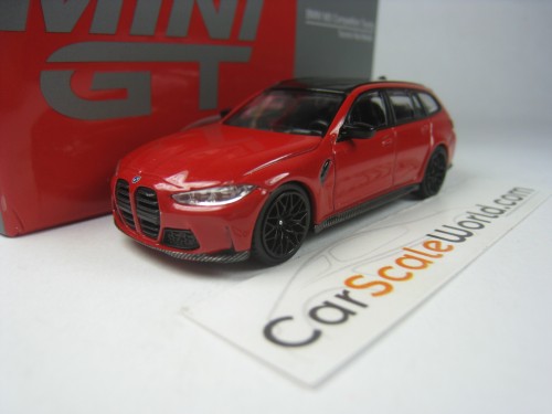 BMW M3 COMPETITION TOURING 1/64 MINI GT (TORONTO RED)