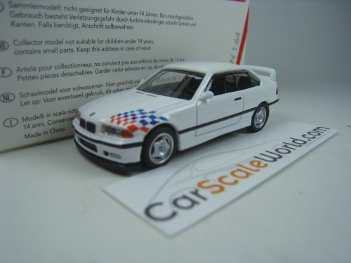 BMW M3 E36 LIGHTWEIGHT 1/64 SCHUCO (WHITE)