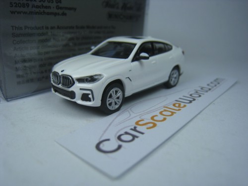 BMW X6 2020 1/87 MINICHAMPS (WHITE)