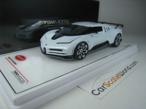 BUGATTI CENTODIECI 1/43 TSM MODEL (WHITE)