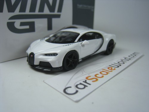 BUGATTI CHIRON SUPER SPORT 1/64 MINI GT (WHITE)