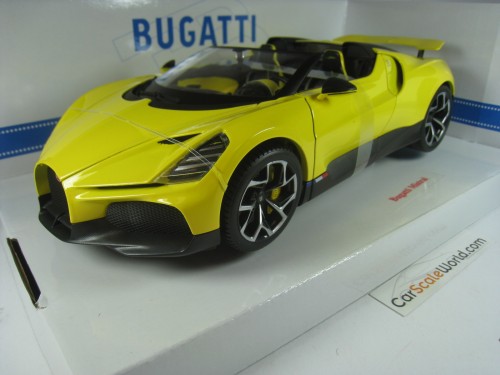 BUGATTI MISTRAL 2023 1/18 BBURAGO (YELLOW)