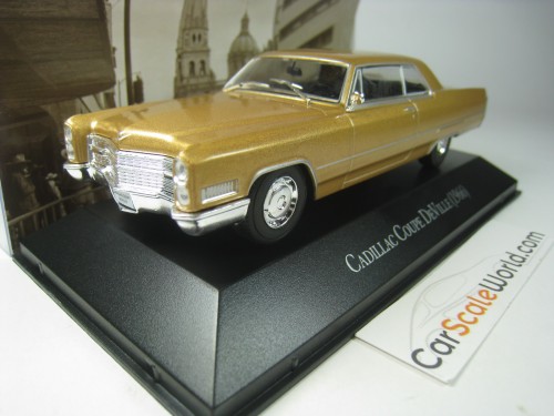 CADILLAC COUPE DEVILLE 1966 1/43 IXO ALTAYA (GOLD)