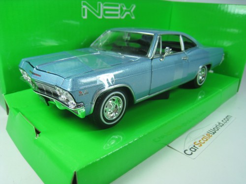 CHEVROLET IMPALA SS 396 1965 1/24 WELLY (LIGHT BLUE)