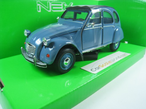 CITROEN 2CV 1/24 WELLY (BLUE)