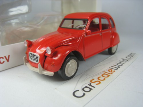 CITROEN 2CV 1978 1/43 NOREV JET CAR (GERANIUM RED)