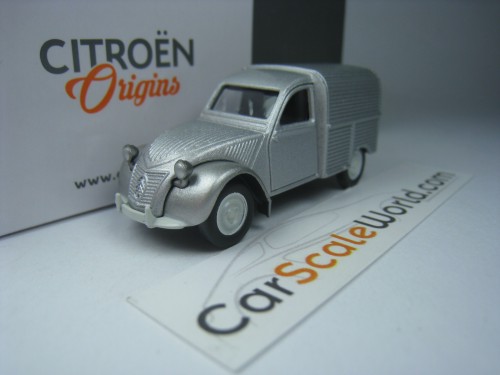 CITROEN 2CV FOURGONNETTE 1/64 NOREV (SILVER)