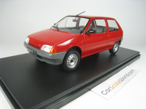 CITROEN AX 10 E 1986 1/24 IXO HACHETTE (RED) WITH 