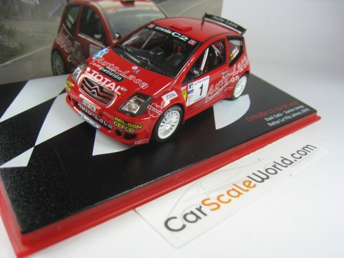 CITROEN C2 SUPER 1600 RALLYE LA VILA JOLOSA 2006 DANI SOLA 1/43 IXO ALTAYA