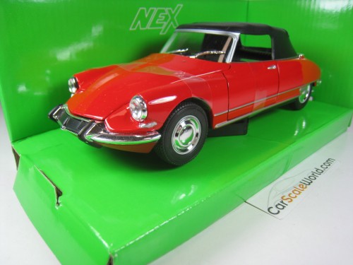 CITROEN DS 19 CABRIOLET 1/24 WELLY (RED)