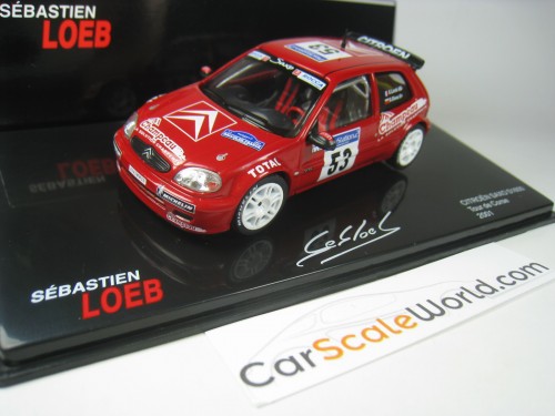 CITROEN SAXO S1600 TOUR DE CORSE 2001 S. LOEB 1/43 IXO ALTAYA