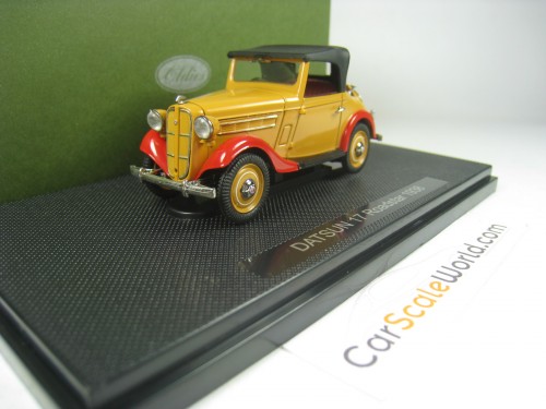 DATSUN 17 ROADSTER 1938 1/43 EBBRO (BROWN/RED)