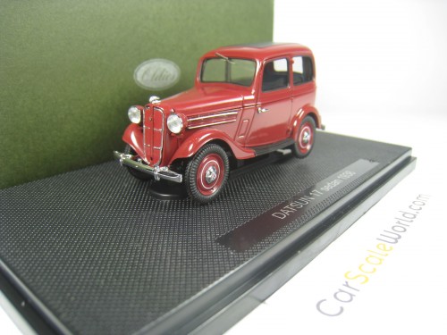 DATSUN 17 SEDAN 1938 1/43 EBBRO (RED)