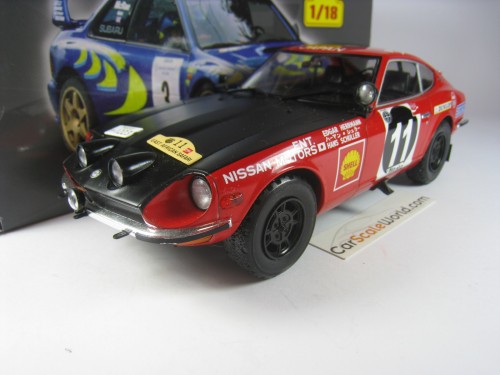 DATSUN 240Z RALLY SAFARI 1971 E. HERRMANN 1/18 IXO ALTAYA