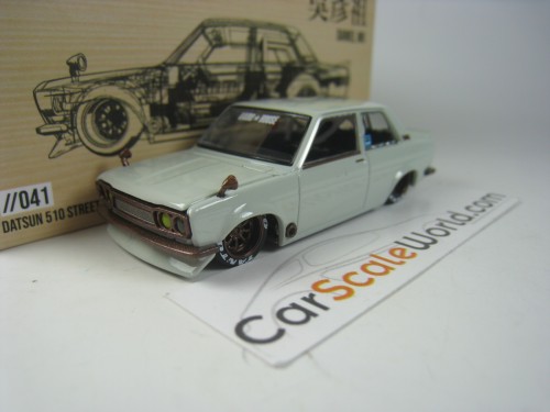 DATSUN 510 PRO STREET KAIDO HOUSE TANTO V1 041 1/64 MINI GT (GREY)