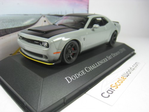 DODGE CHALLENGER SRT DEMON 2018 1/43 IXO ALTAYA (GREY/BLACK)