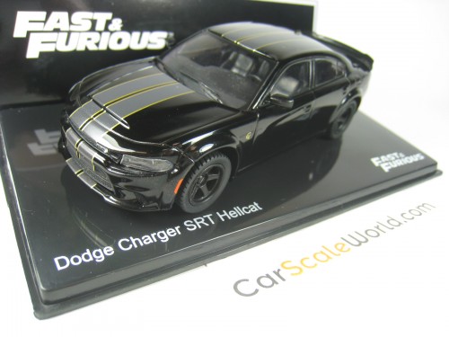 DODGE CHARGER SRT HELLCAT FAST AND FURIOUS 1/43 IXO ALTAYA (BLACK)