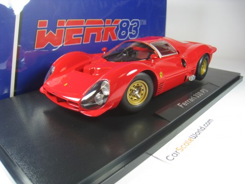 FERRARI 330 P3 COUPE PLAIN BODY 1966 1/18 WERK83 (RED)