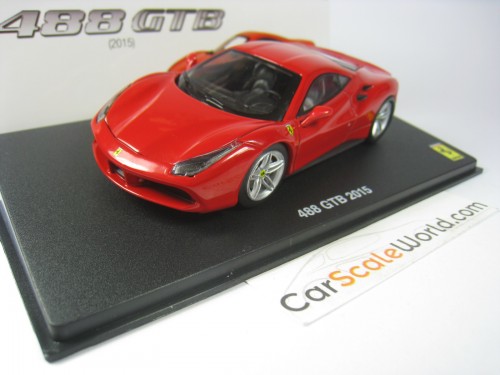 FERRARI 488 GTB 2015 1/43 IXO ALTAYA (RED)