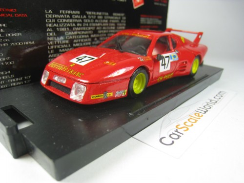 FERRARI 512 BB 24H LE MANS 1981 CHARLES POZZI 1/43 BRUMM