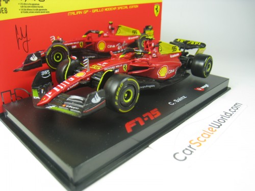 Ferrari F Carlos Sainz Italian Gp Bburago Signature