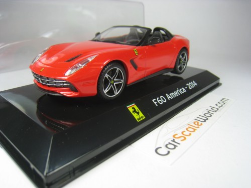 FERRARI F60 AMERICA 2014 1/43 BBURAGO SIGNATURE SALVAT (RED)