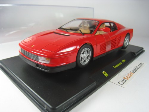 FERRARI TESTAROSSA 1984 1/24 BBURAGO CENTAURIA (RED)