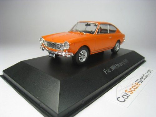 FIAT 1600 1970 1/43 IXO SALVAT (ORANGE) WITH BLISTER