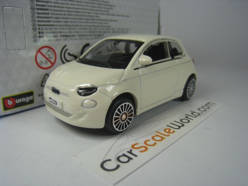 FIAT 500e 2022 1/43 BBURAGO STREET FIRE (WHITE)