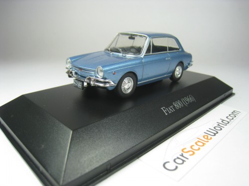 FIAT 800 1966 1/43 IXO SALVAT (LIGHT BLUE) WITH BLISTER