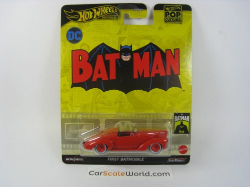 FIRST BATMOBILE BATMAN HOTWHEELS POP CULTURE