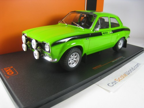 FORD ESCORT RS 1600 MEXICO MK1 1974 1/18 IXO (GREEN)