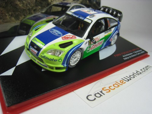 FORD FOCUS RS WRC RALLYE MONTE CARLO 2006 M. GRONHOLM 1/43 IXO ALTAYA