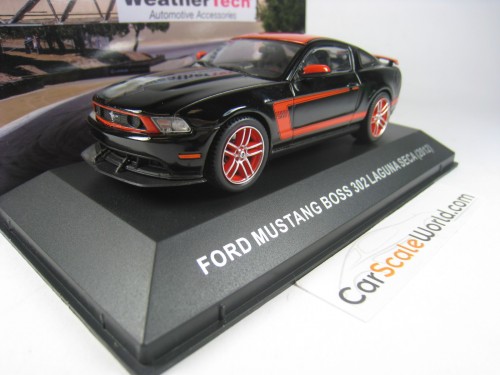 FORD MUSTANG BOSS 302 LAGUNA SECA 2012 1/43 IXO ALTAYA (BLACK)