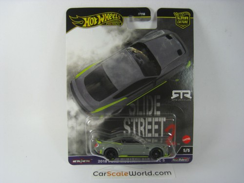 FORD MUSTANG RTR SPEC 5 2018 SLIDE STREET 2 HOTWHEELS (5/5)