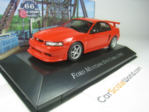 FORD MUSTANG SVT COBRA R 2000 1/43 IXO ALTAYA (RED)